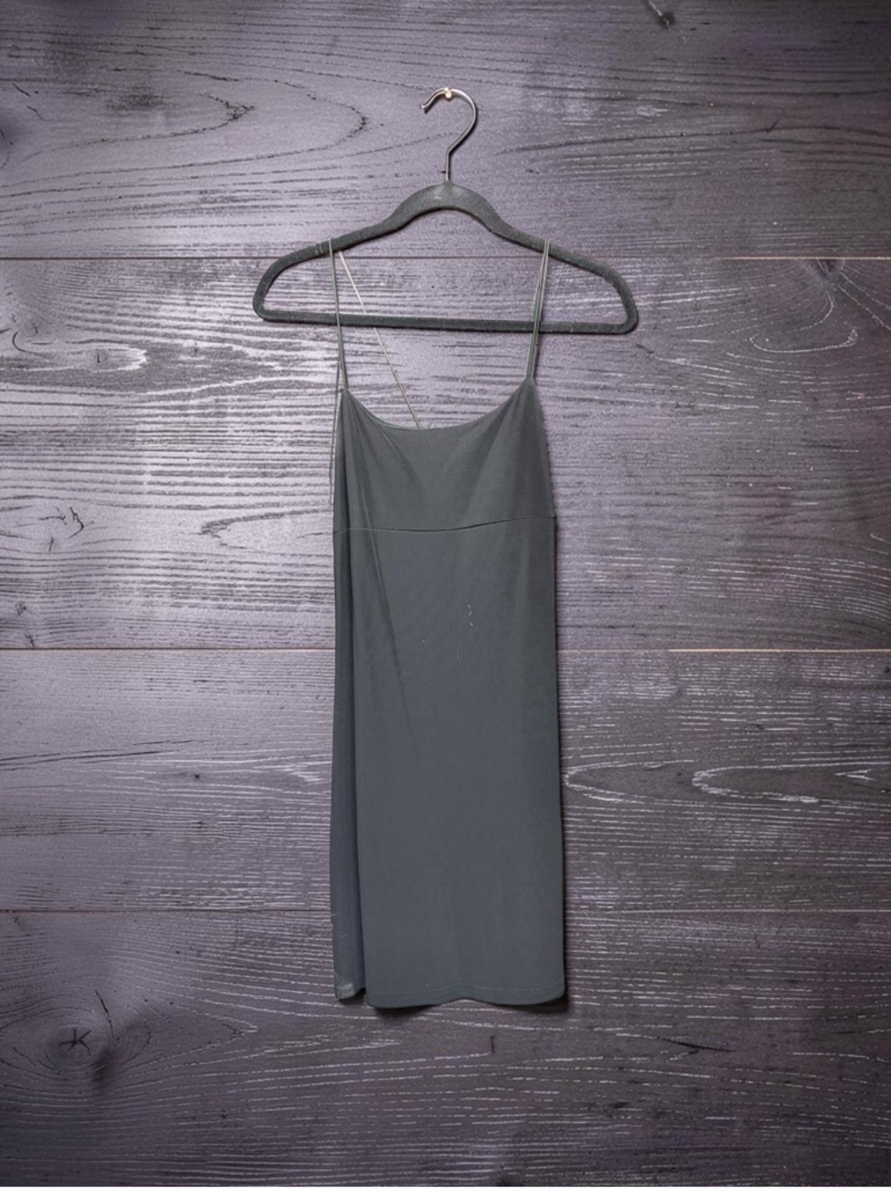 Classic Slip Maxi Dress - Charcoal